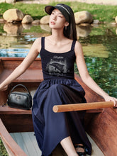 Women's Sleeveless Printed Dress